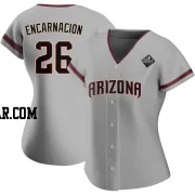 Lorenzo Encarnacion Women's Arizona Diamondbacks Gray Replica Road 2023 World Series Jersey