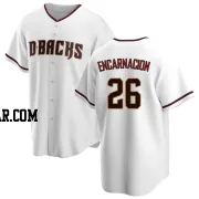 Lorenzo Encarnacion Youth Arizona Diamondbacks White Replica Home Jersey