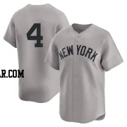 Lou Gehrig Men's New York Yankees Gray Limited Away 2nd Jersey