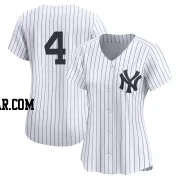 Lou Gehrig Women's New York Yankees White Limited Yankee Home 2nd Jersey