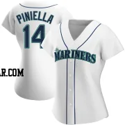 Lou Piniella Women's Seattle Mariners White Authentic Home Jersey