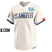 Lou Trivino Men's Los Angeles Dodgers Cream Limited 2024 City Connect Jersey