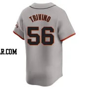 Lou Trivino Men's San Francisco Giants Gray Limited Away Jersey