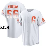 Lou Trivino Men's San Francisco Giants White Replica 2021 City Connect Jersey