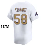 Lou Trivino Youth Los Angeles Dodgers Gold Limited White 2025 Collection Jersey