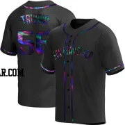 Lou Trivino Youth San Francisco Giants Black Holographic Replica Alternate Jersey