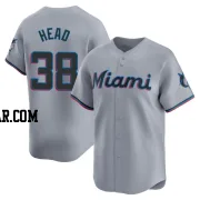 Louis Head Youth Miami Marlins Gray Limited Road Jersey