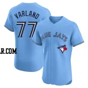 Louis Varland Men's Toronto Blue Jays Blue Elite Powder Alternate Jersey