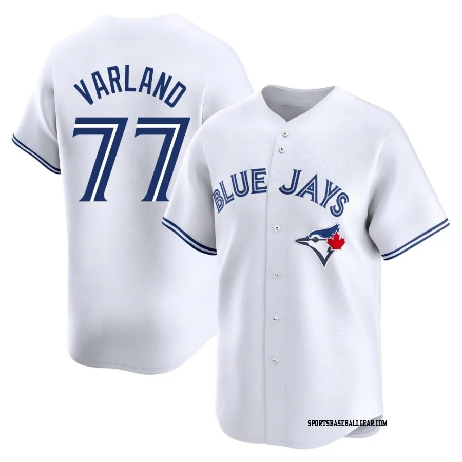 Louis Varland Men's Toronto Blue Jays White Limited Home Jersey