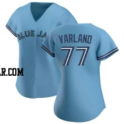 Louis Varland Women's Toronto Blue Jays Blue Authentic Jersey