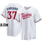 Louis Varland Youth Minnesota Twins White Replica Home Jersey