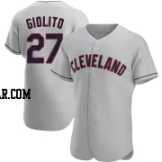 Lucas Giolito Men's Cleveland Guardians Gray Authentic Road Jersey