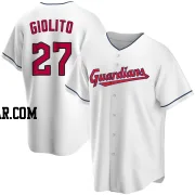 Lucas Giolito Youth Cleveland Guardians White Replica Home Jersey