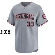 Lucas Sims Men's Washington Nationals Gray Limited Road Jersey