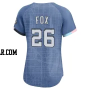 Lucius Fox Women's Washington Nationals Blue Limited 2025 City Connect Jersey