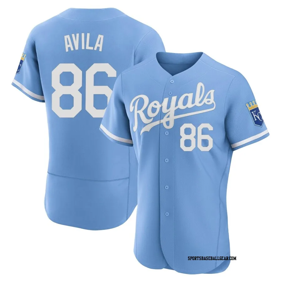 Luinder Avila Men's Kansas City Royals Light Blue Authentic 2022 Alternate Jersey