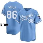 Luinder Avila Men's Kansas City Royals Light Blue Limited Alternate Jersey
