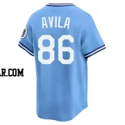 Luinder Avila Youth Kansas City Royals Light Blue Limited Throwback Cooperstown Collection Jersey