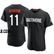 Luis Aparicio Men's Baltimore Orioles Black Authentic 2023 City Connect Jersey