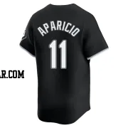 Luis Aparicio Men's Chicago White Sox Black Limited Alternate Jersey