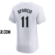 Luis Aparicio Men's Chicago White Sox White Elite Home Jersey