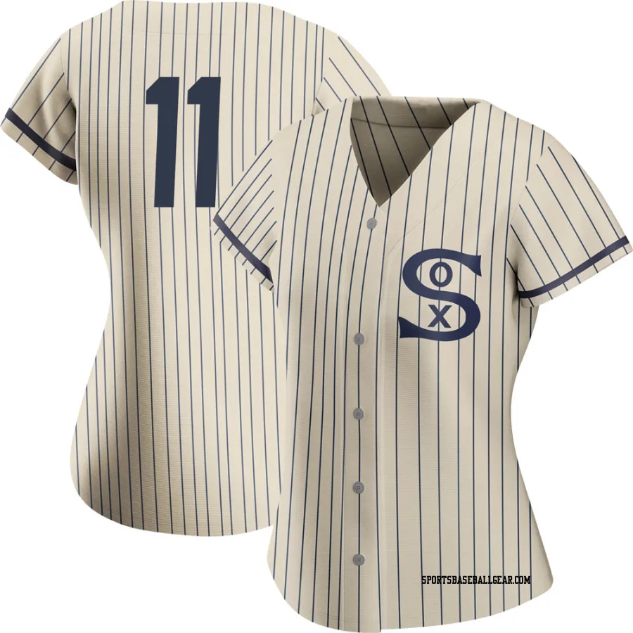 Luis Aparicio Women's Chicago White Sox Cream Authentic 2021 Field of Dreams Jersey