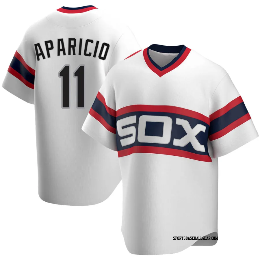 Luis Aparicio Youth Chicago White Sox White Replica Cooperstown Collection Jersey