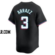 Luis Arraez Men's Miami Marlins Black Limited Alternate Jersey