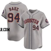 Luis Baez Men's Houston Astros Gray Limited Away Jersey