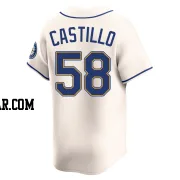 Luis Castillo Men's Seattle Mariners Cream Limited Alternate Jersey