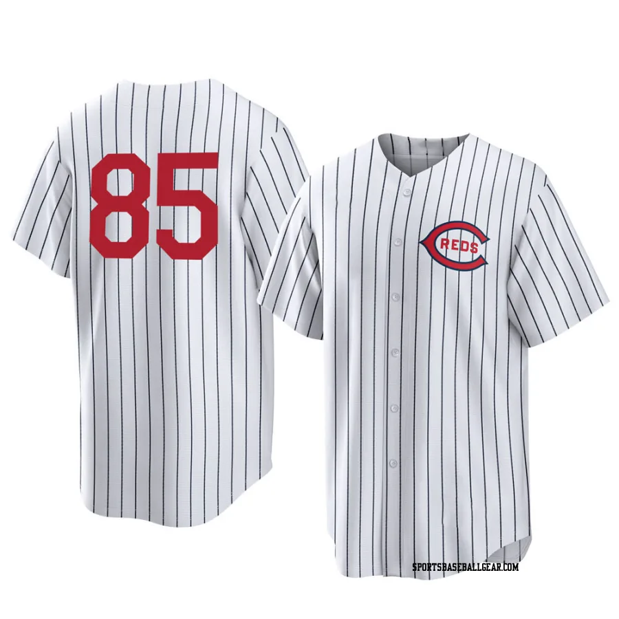 Luis Cessa Youth Cincinnati Reds White Replica 2022 Field Of Dreams Jersey