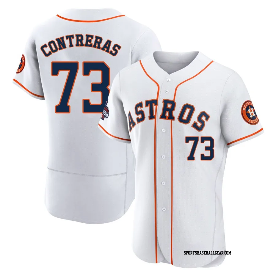 Luis Contreras Men's Houston Astros White Authentic 2022 World Series Champions Home Jersey