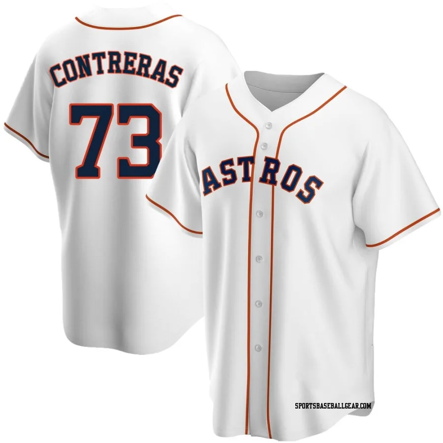 Luis Contreras Men's Houston Astros White Replica Home Jersey