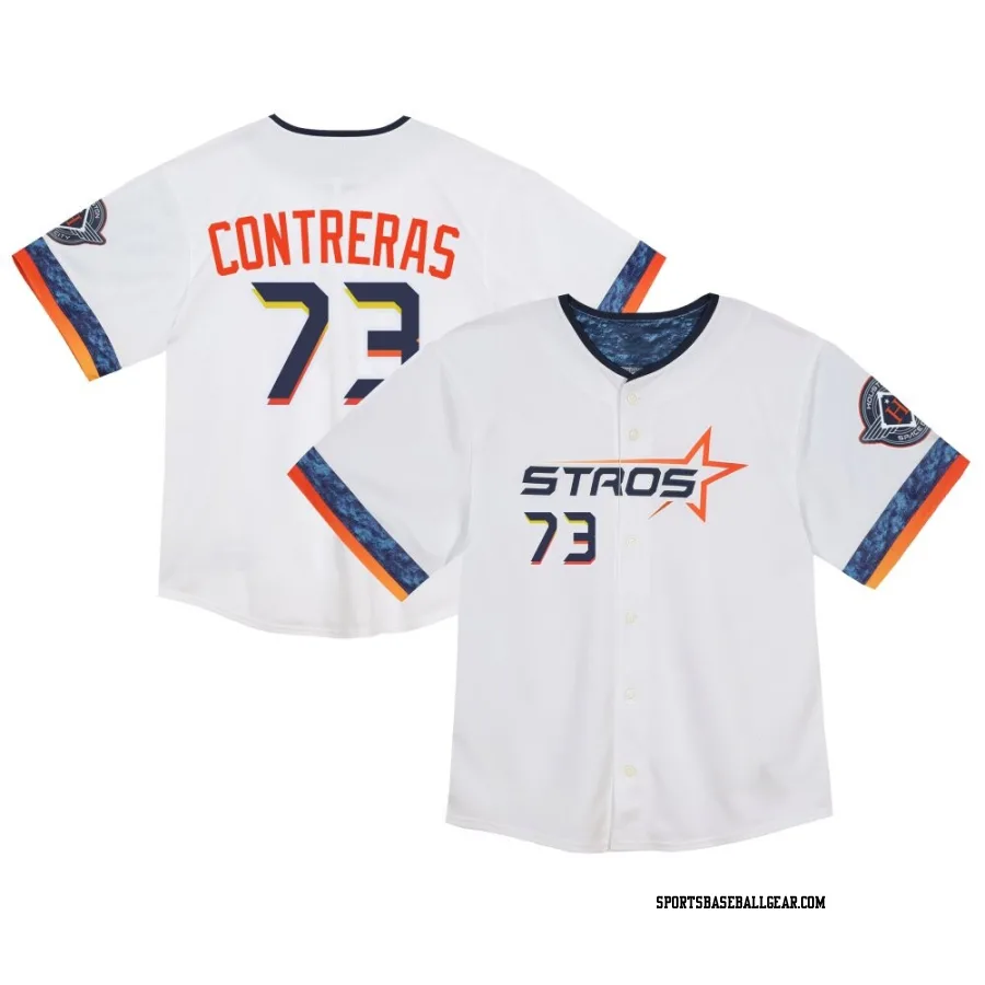 Luis Contreras Toddler Houston Astros White Limited 2025 City Connect Jersey