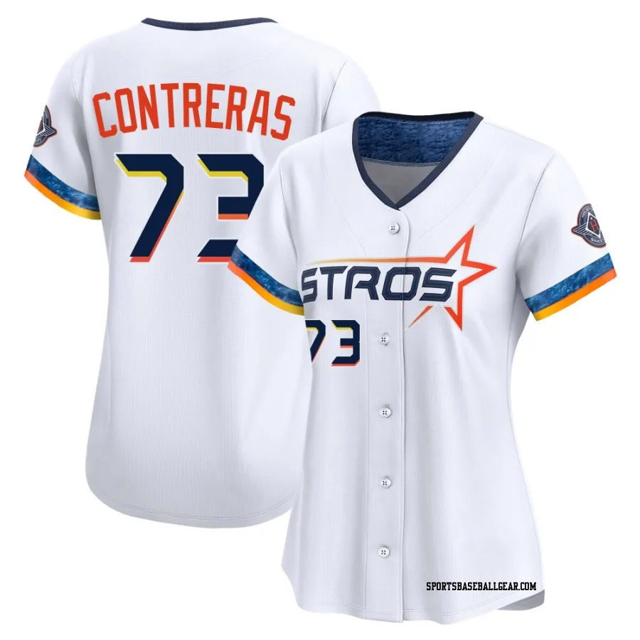 Luis Contreras Women's Houston Astros White Limited 2025 City Connect Jersey