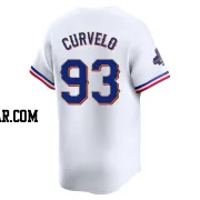 Luis Curvelo Men's Texas Rangers Gold Limited White 2024 Collection Jersey