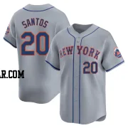 Luis De Los Santos Youth New York Mets Gray Limited Away Jersey