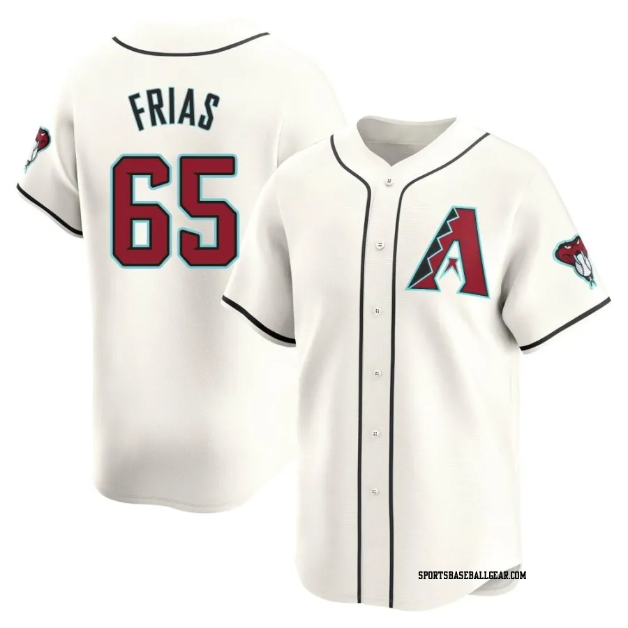 Luis Frias Men's Arizona Diamondbacks White Limited Home Jersey