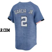 Luis Garcia Jr. Men's Washington Nationals Blue Limited 2025 City Connect Jersey