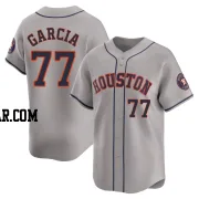 Luis Garcia Men's Houston Astros Gray Limited Away Jersey