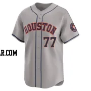 Luis Garcia Men's Houston Astros Gray Limited Away Jersey