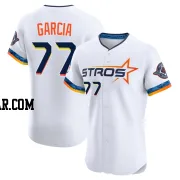 Luis Garcia Men's Houston Astros White Elite 2025 City Connect Jersey