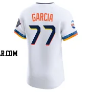 Luis Garcia Men's Houston Astros White Elite 2025 City Connect Jersey