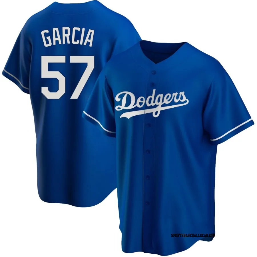 Luis Garcia Men's Los Angeles Dodgers Royal Replica Alternate Jersey