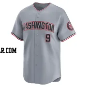 Luis Garcia Men's Washington Nationals Gray Limited Road Jersey
