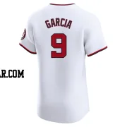 Luis Garcia Men's Washington Nationals White Elite Home Jersey