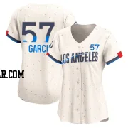 Luis Garcia Women's Los Angeles Dodgers Cream Limited 2024 City Connect Jersey