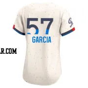 Luis Garcia Women's Los Angeles Dodgers Cream Limited 2024 City Connect Jersey
