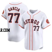Luis Garcia Youth Houston Astros White Limited Home Jersey