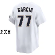 Luis Garcia Youth Houston Astros White Limited Throwback Cooperstown Collection Jersey